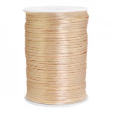 Satin wire 2.5mm Champagne beige